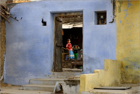  scène de vie au Rajasthan